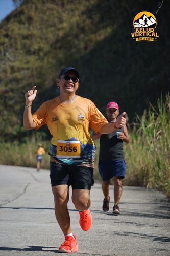 Race photo from Kelud Vertical Challenge 2024