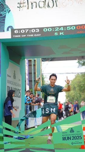 Race photo from Mangkunegaran Run 2025