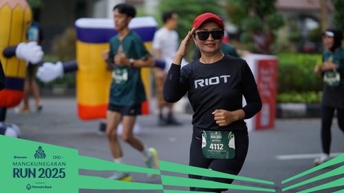 Race photo from Mangkunegaran Run 2025