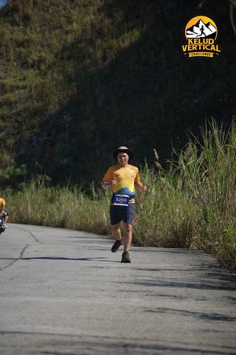Race photo from Kelud Vertical Challenge 2024