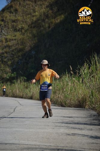 Race photo from Kelud Vertical Challenge 2024