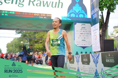 Race photo from Mangkunegaran Run 2025