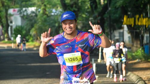 Race photo from Taman Budaya x BOGORUN 2025