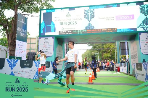 Race photo from Mangkunegaran Run 2025