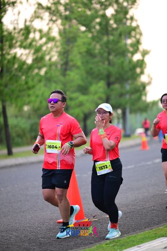 Race photo from CISANGKAN KBP CITY RUN 2025