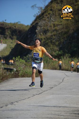 Race photo from Kelud Vertical Challenge 2024