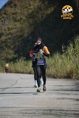 Race photo from Kelud Vertical Challenge 2024