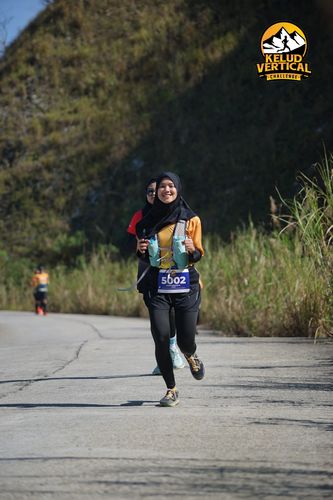 Race photo from Kelud Vertical Challenge 2024