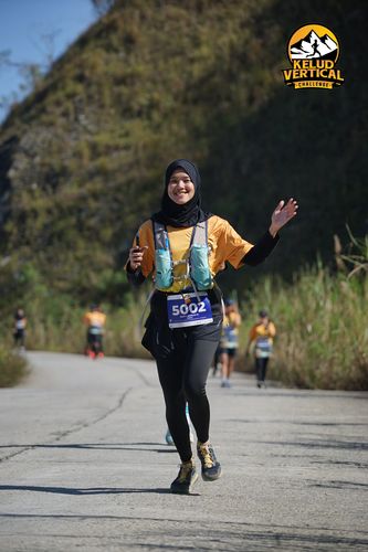 Race photo from Kelud Vertical Challenge 2024
