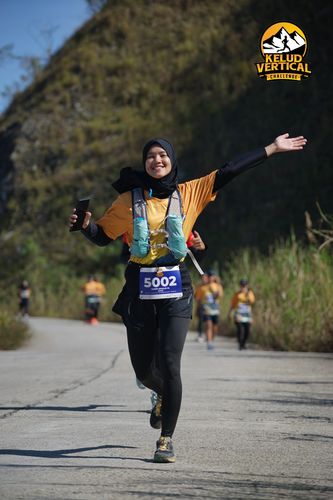 Race photo from Kelud Vertical Challenge 2024