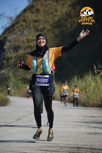 Race photo from Kelud Vertical Challenge 2024