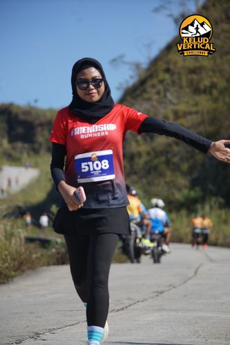 Race photo from Kelud Vertical Challenge 2024