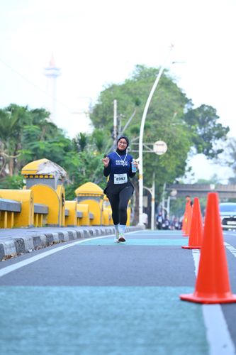 Race photo from KEMLU RUN 2025