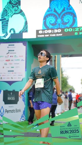 Race photo from Mangkunegaran Run 2025