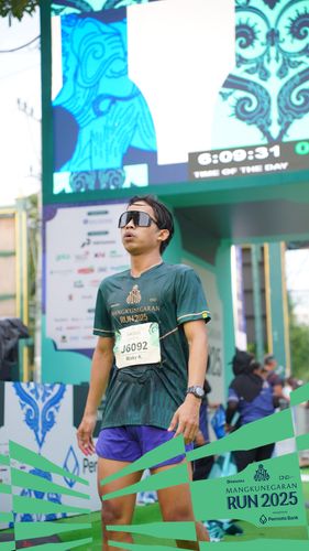 Race photo from Mangkunegaran Run 2025