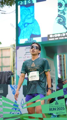 Race photo from Mangkunegaran Run 2025