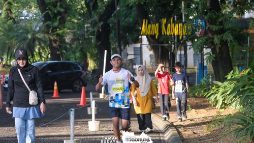Race photo from Taman Budaya x BOGORUN 2025