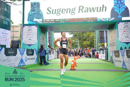 Race photo from Mangkunegaran Run 2025