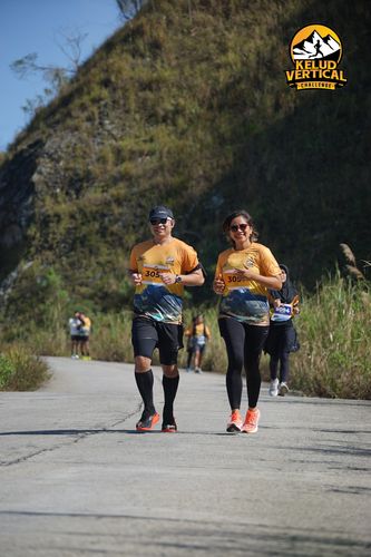 Race photo from Kelud Vertical Challenge 2024
