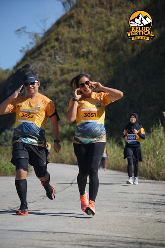 Race photo from Kelud Vertical Challenge 2024