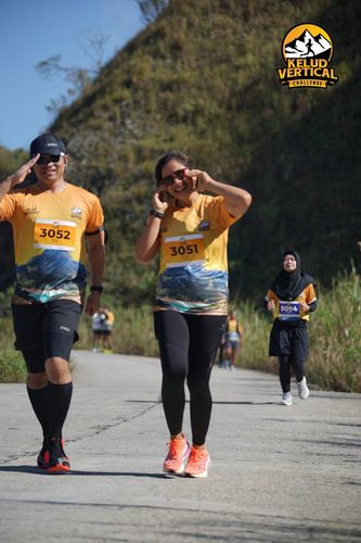 Race photo from Kelud Vertical Challenge 2024