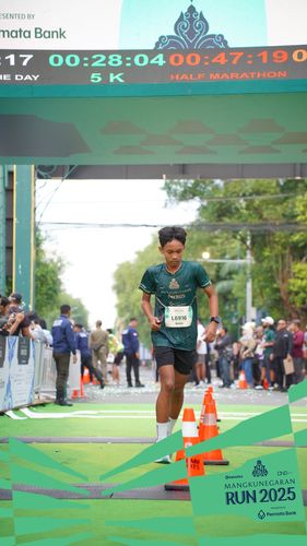Race photo from Mangkunegaran Run 2025