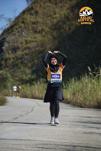 Race photo from Kelud Vertical Challenge 2024