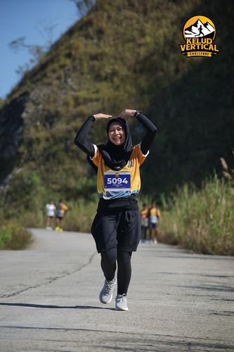 Race photo from Kelud Vertical Challenge 2024
