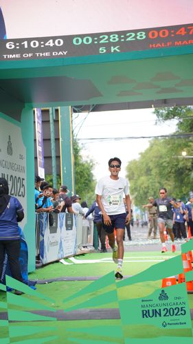 Race photo from Mangkunegaran Run 2025