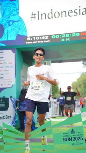 Race photo from Mangkunegaran Run 2025