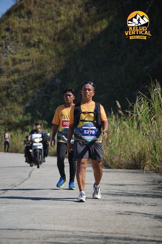 Race photo from Kelud Vertical Challenge 2024