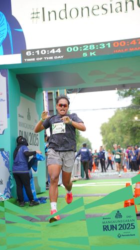 Race photo from Mangkunegaran Run 2025