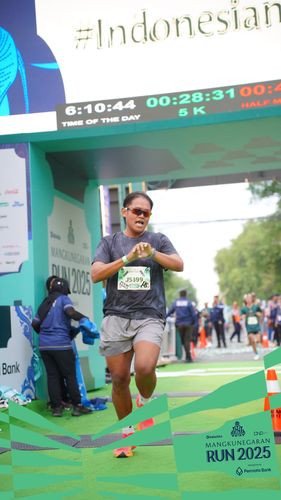 Race photo from Mangkunegaran Run 2025