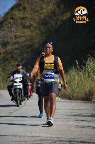 Race photo from Kelud Vertical Challenge 2024