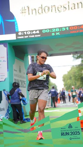 Race photo from Mangkunegaran Run 2025
