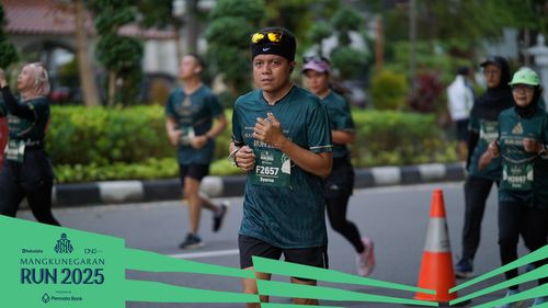 Race photo from Mangkunegaran Run 2025