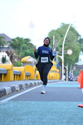 Race photo from KEMLU RUN 2025