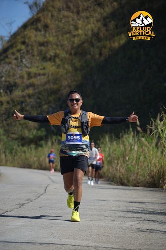 Race photo from Kelud Vertical Challenge 2024
