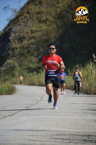 Race photo from Kelud Vertical Challenge 2024