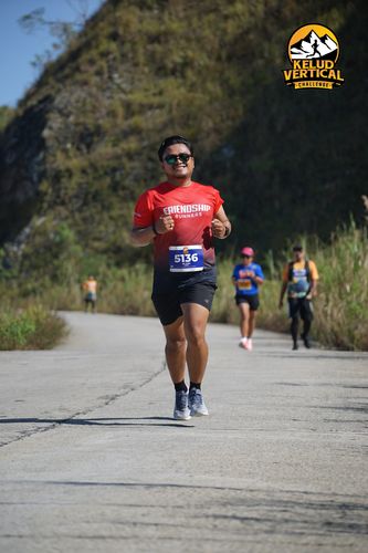 Race photo from Kelud Vertical Challenge 2024