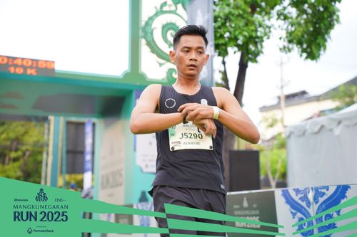 Race photo from Mangkunegaran Run 2025