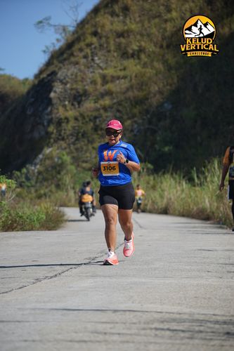 Race photo from Kelud Vertical Challenge 2024