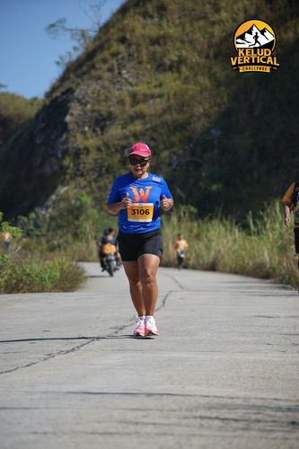 Race photo from Kelud Vertical Challenge 2024