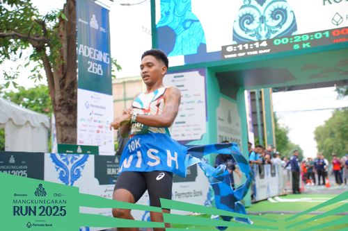 Race photo from Mangkunegaran Run 2025