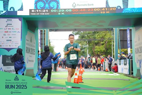 Race photo from Mangkunegaran Run 2025