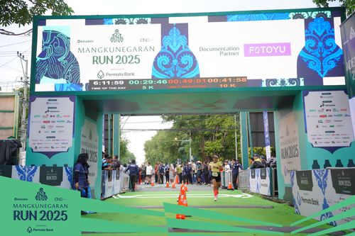 Race photo from Mangkunegaran Run 2025