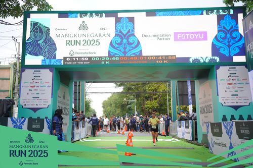 Race photo from Mangkunegaran Run 2025