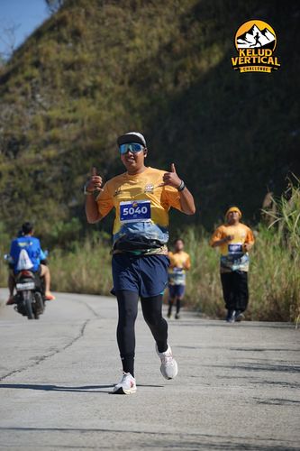 Race photo from Kelud Vertical Challenge 2024