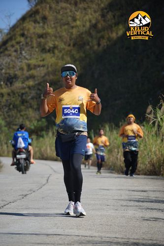 Race photo from Kelud Vertical Challenge 2024
