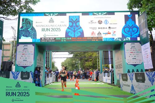 Race photo from Mangkunegaran Run 2025